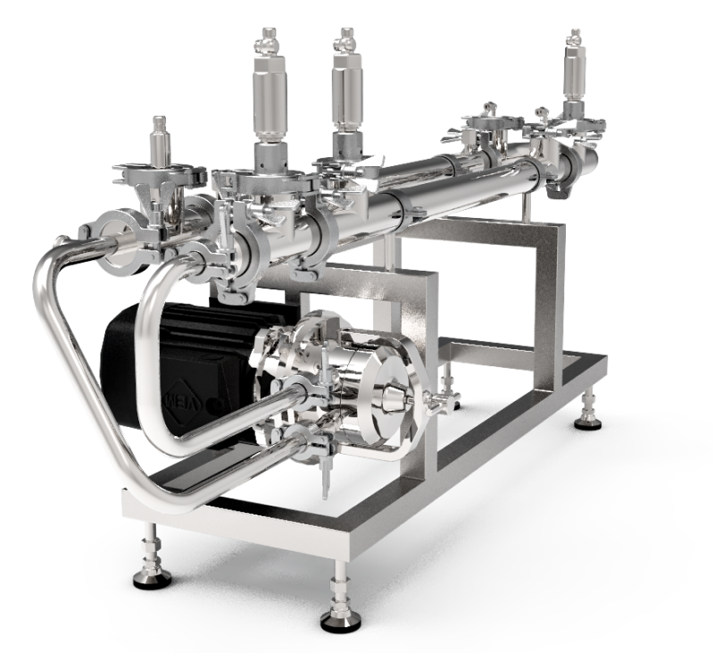 Benchtop membrane system with ceramic MF and UF elements