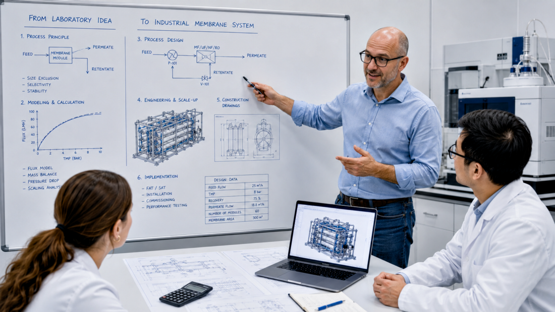 Membrane process engineering for food industry