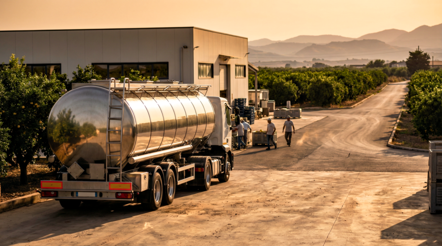 Recovered concentrate prepared for transport