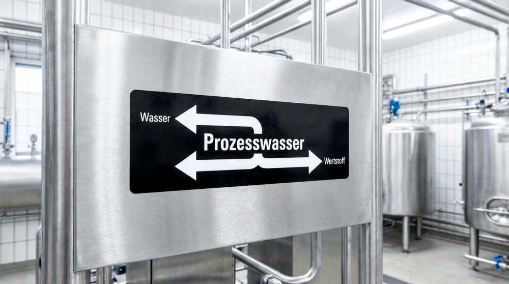 Process water separation using membrane filtration