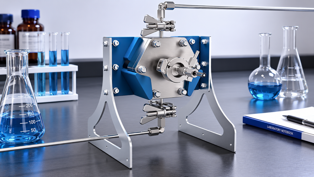 Laboratory stirred cell for membrane filtration, ultrafiltration and nanofiltration testing